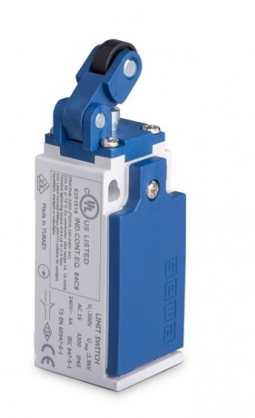 Limit Switch – Açısal Hareketli 14mm Plastik Makaralı Kol – EMAS”